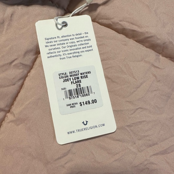 True Religion Dark Blue flare Cut Jeans - Picture 5 of 5